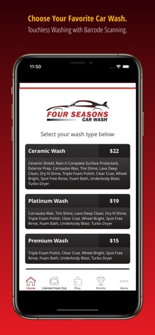Four Seasons Car Washes screenshot