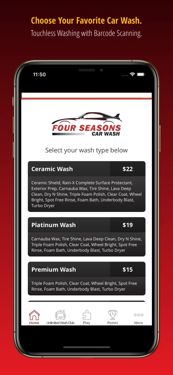 Screenshot #2 pour Four Seasons Car Washes