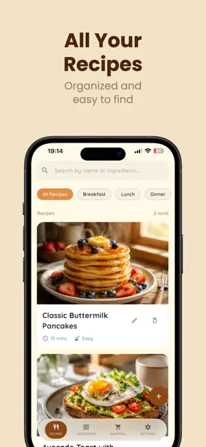 Home Cookbook: Recipe Manager screenshot 1