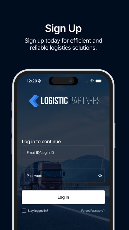 Logistics Partners- Driver App