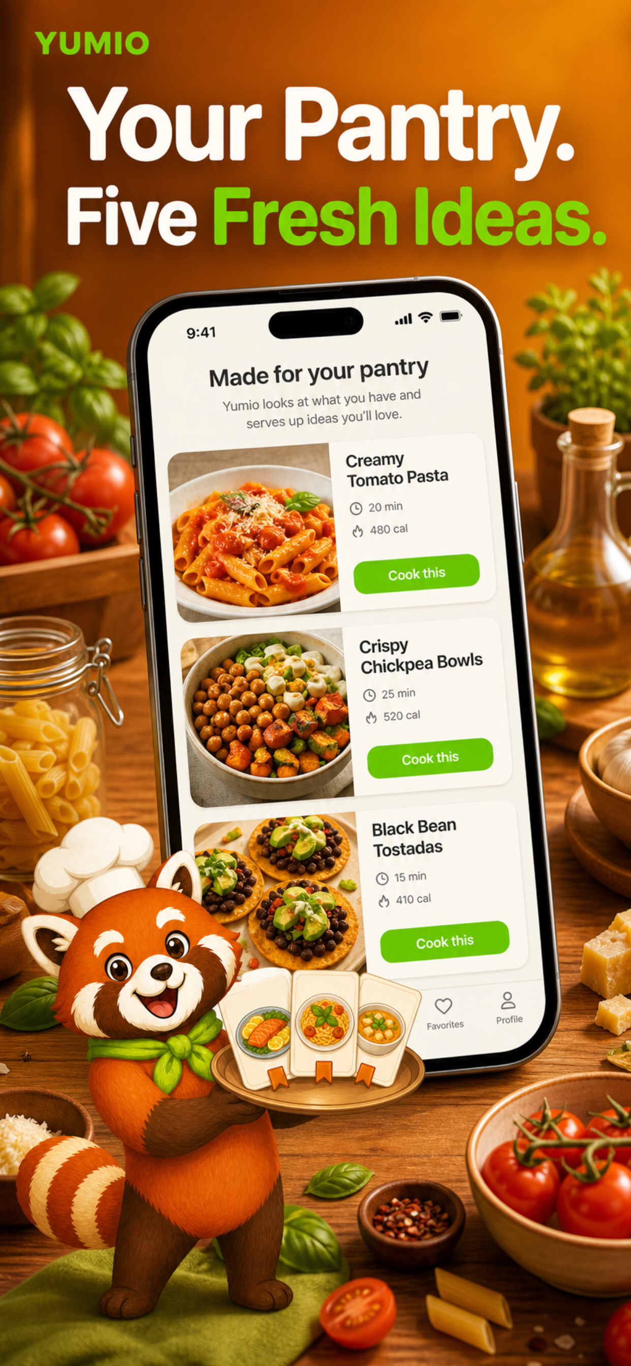 Yumio: AI Recipe Planner screenshot 2