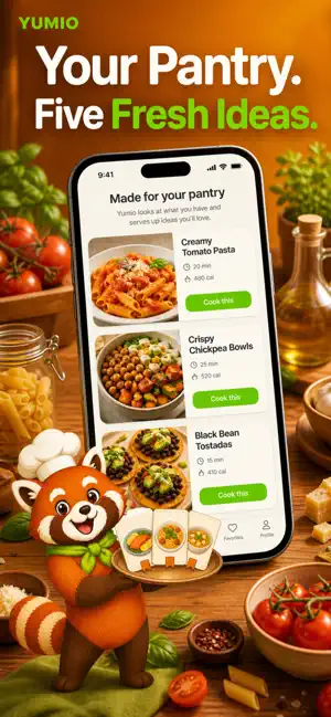 Yumio: AI Recipe Planner screenshot 2