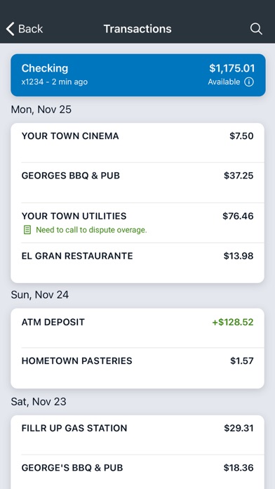 Fortis Bank Screenshot