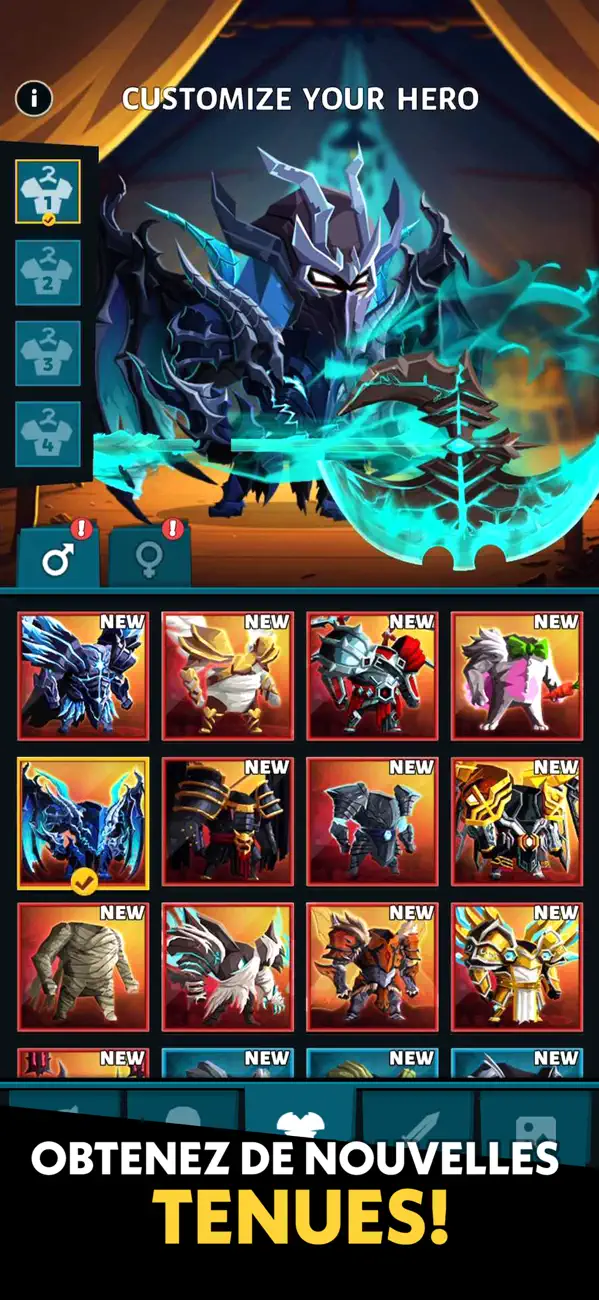 Screenshot #3 pour Slash & Roll: Dice Heroes