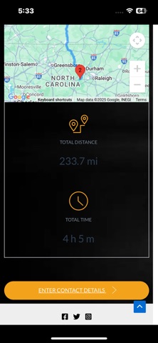 RUSHR - local ride screenshot