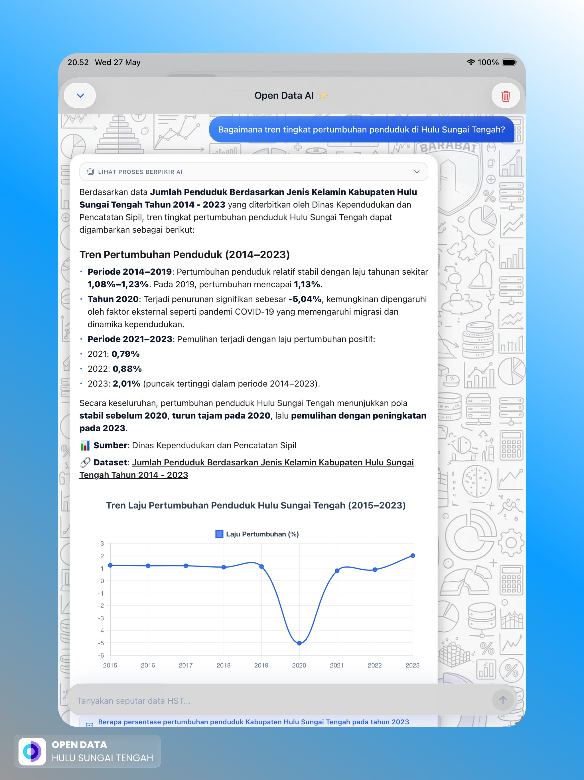 Open Data HST screenshot 8