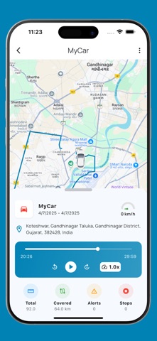 Zip-Track iPhone screenshot