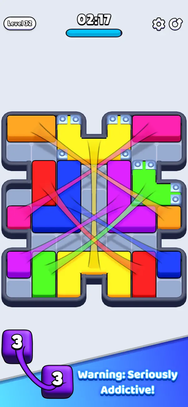 #1. Block Tangle Jam (iOS) От: Ezgi Evrensel