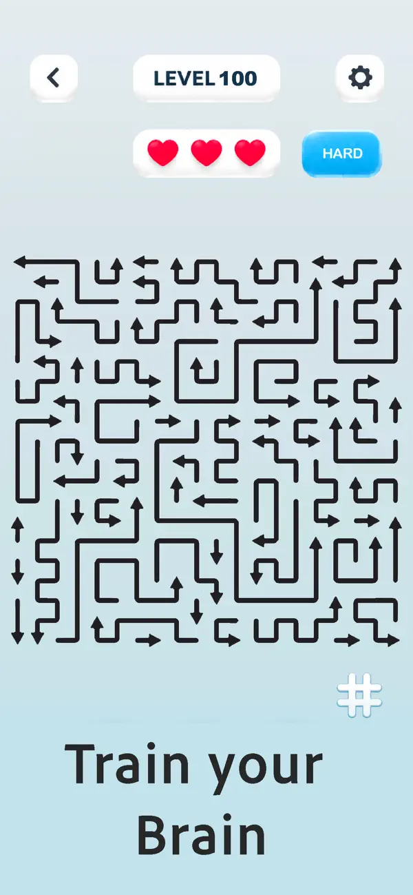 Screenshot #3 pour Arrow Puzzle: Tap Escape Game
