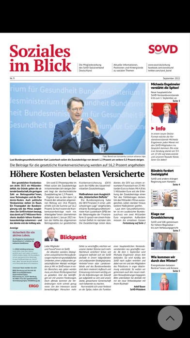 SoVD Magazin Screenshot