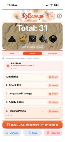 Rollapaya Dice Roller Screenshot 8 of 10