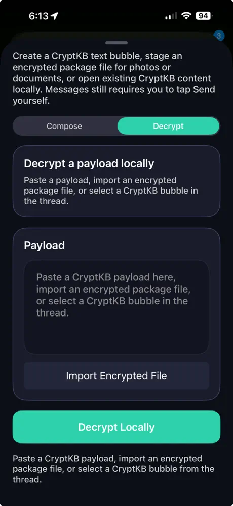 CryptKB‑App screenshot 3