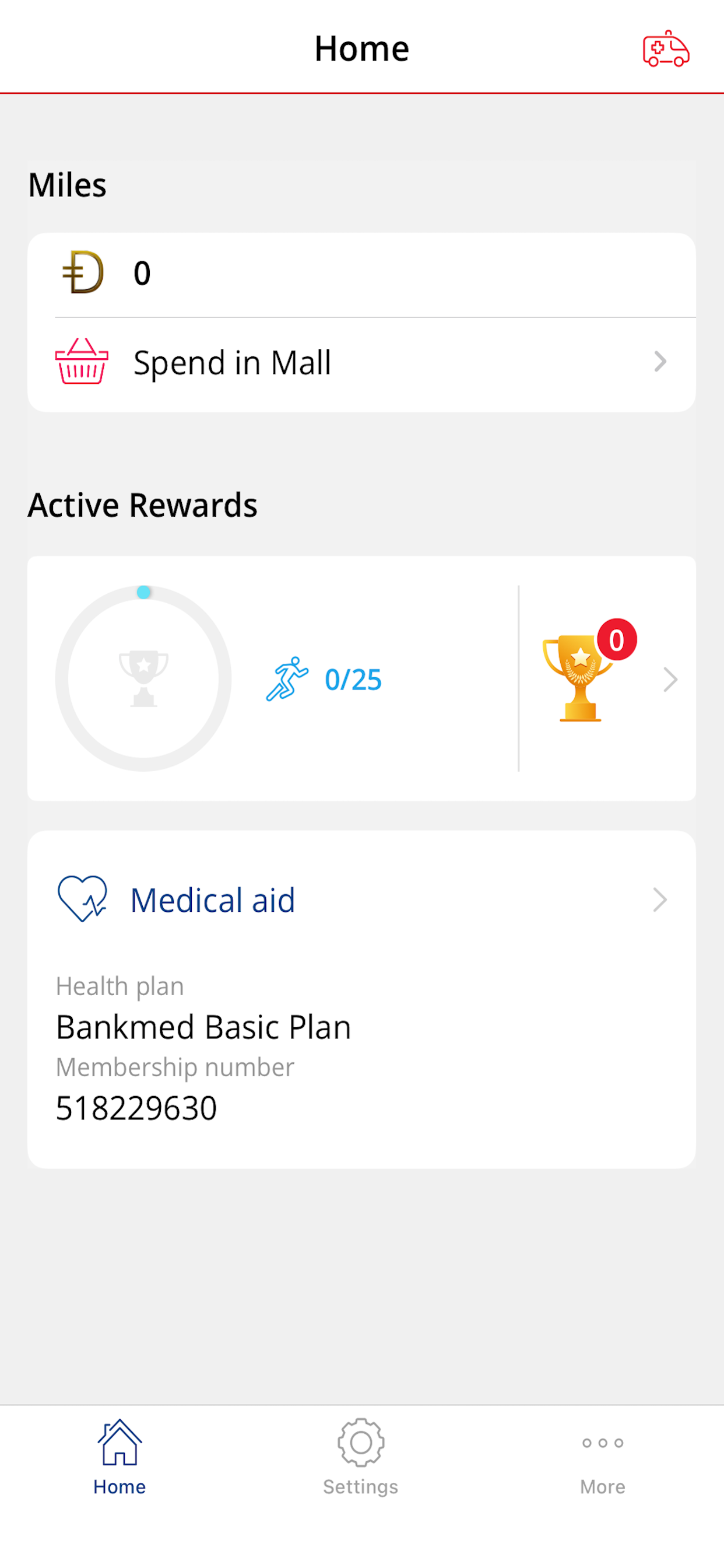 Bankmed Balance