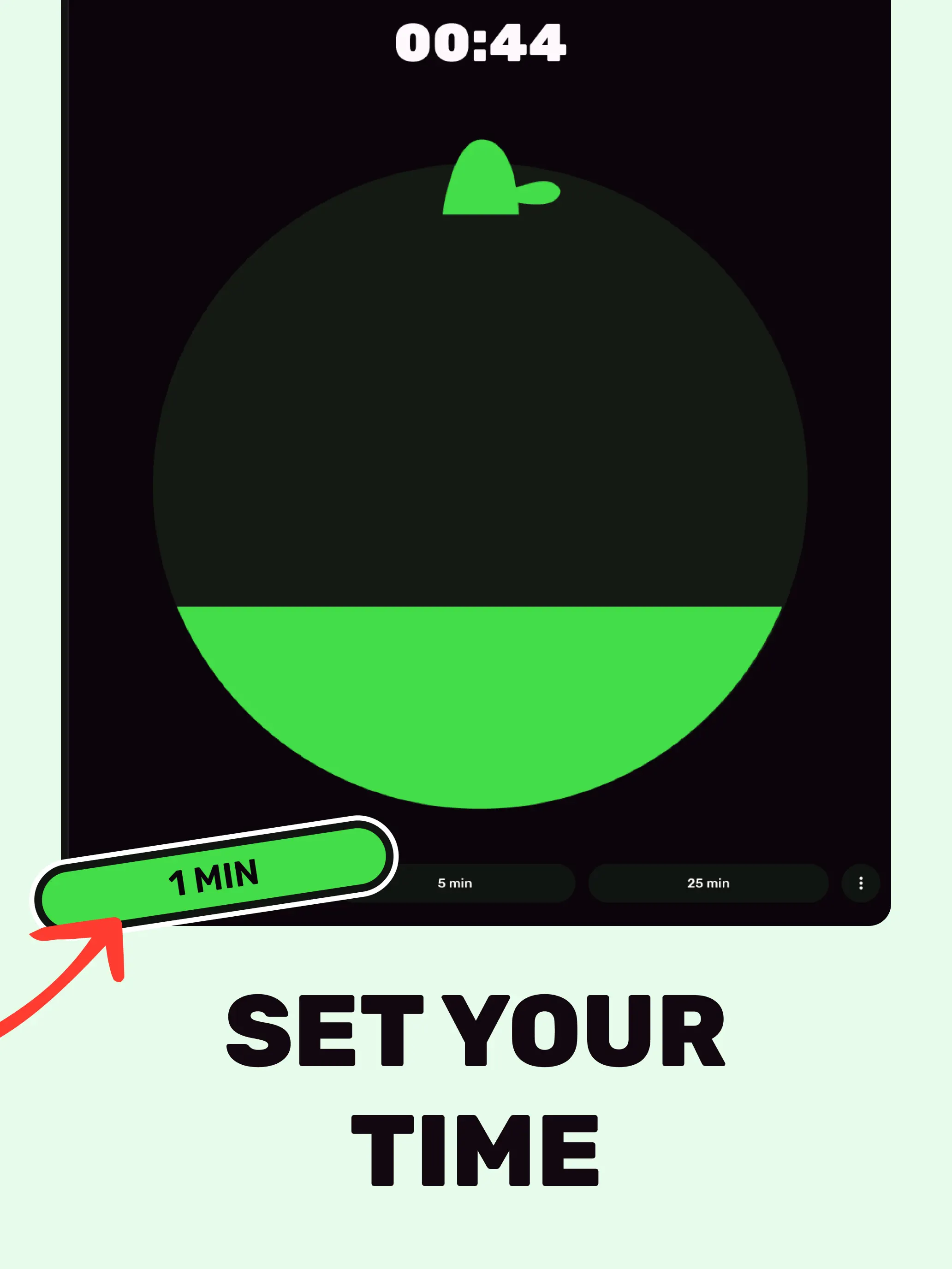 #7. Visual Timer: Tomato Timer (iOS) Por: GRADOID DOO NOVI SAD