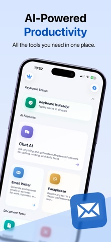 Typely: AI Keyboard & Writer screenshot