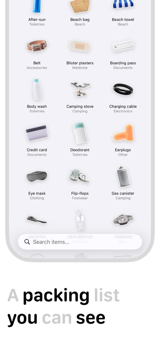 Packing List - PackGoat screenshot 4