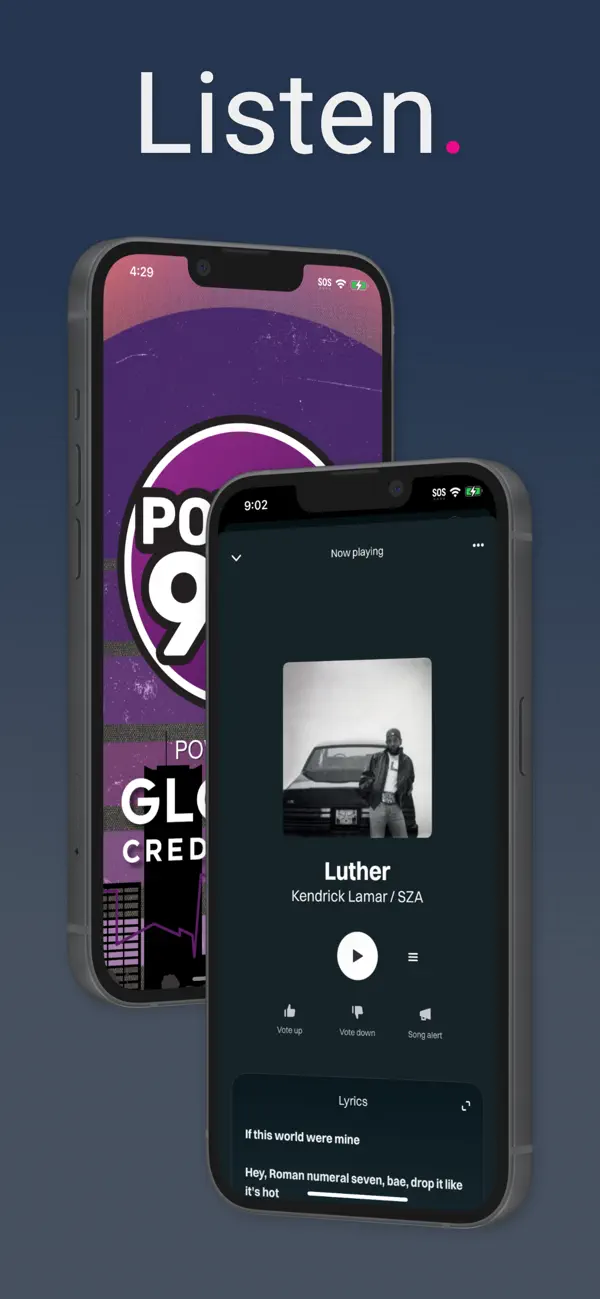 Screenshot #1 pour Power 98.3 & 96.1