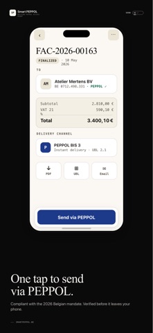 Smart PEPPOL screenshot