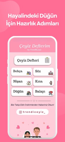 Çeyiz Defterim iPhone screenshot