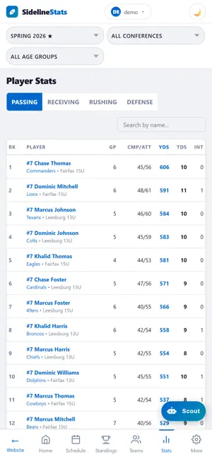 SidelineStats - Youth Sports screenshot 4