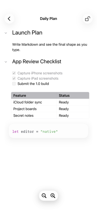 NotePlus - Markdown Editor Screenshot 2 of 8