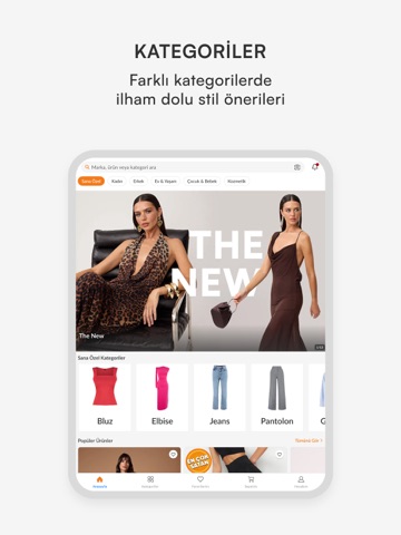 Trendyolmilla iPad screenshot