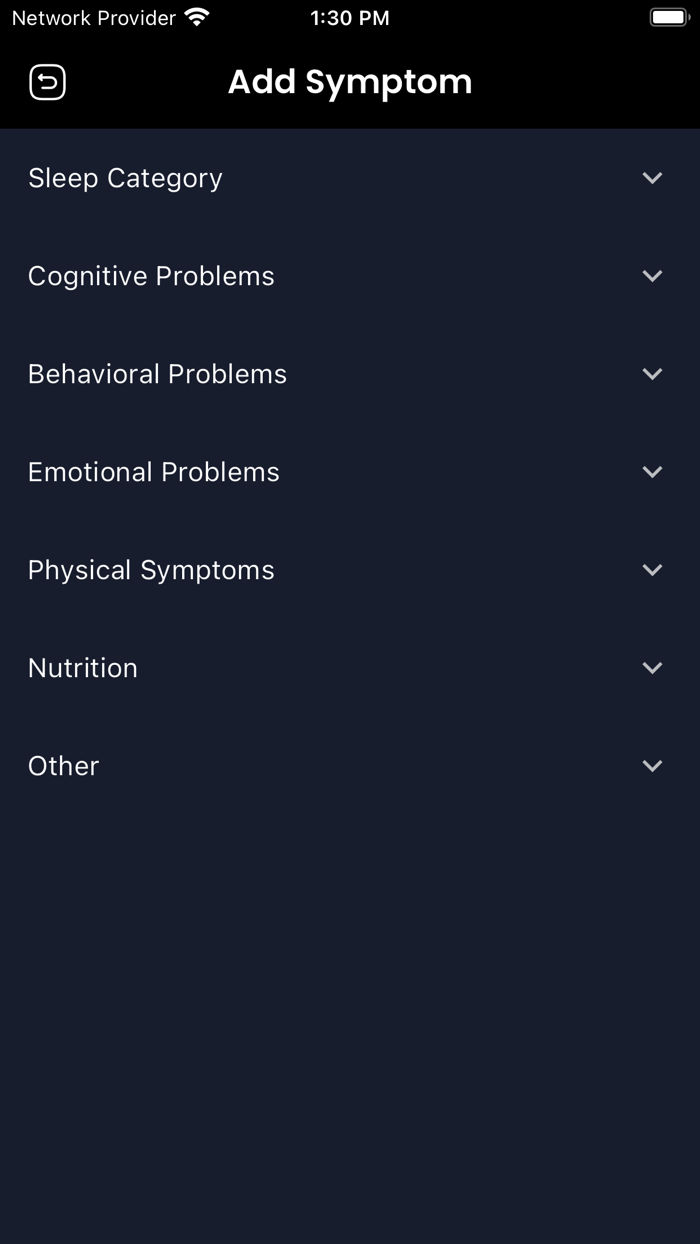IFEN Symptom Tracker
