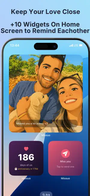Missuo: Couples Widget & Love screenshot 2