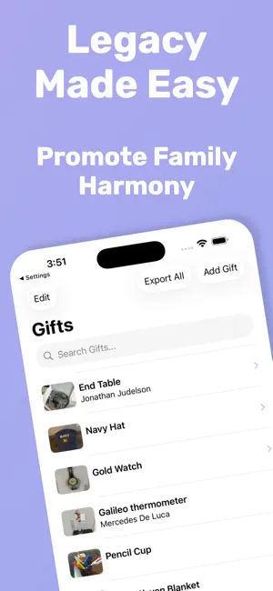 GiftHeir screenshot 1