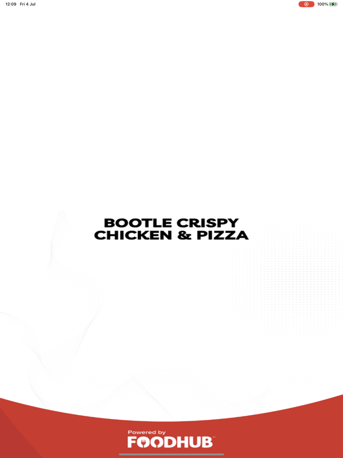 Bootle Crispy Chicken  Pizza