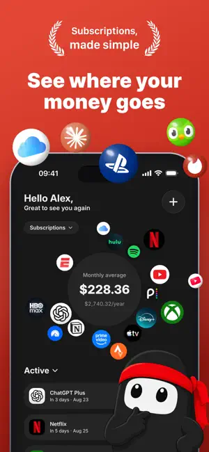Snipp: Subscription Manager screenshot 1