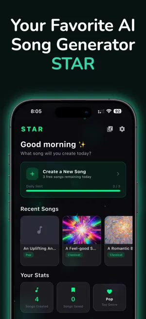 STAR: AI Song Generator screenshot 1