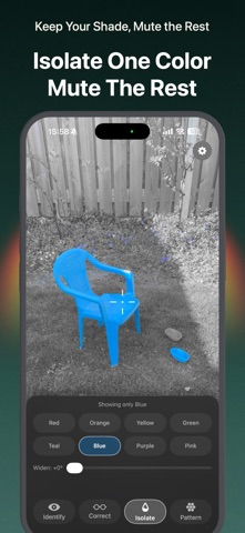 HueScope: Color Blind Camera iPhone screenshot