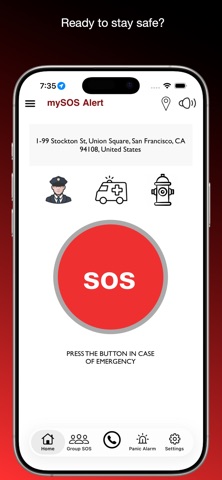 mySOS Alert : Emergency app Screenshot 2 of 10