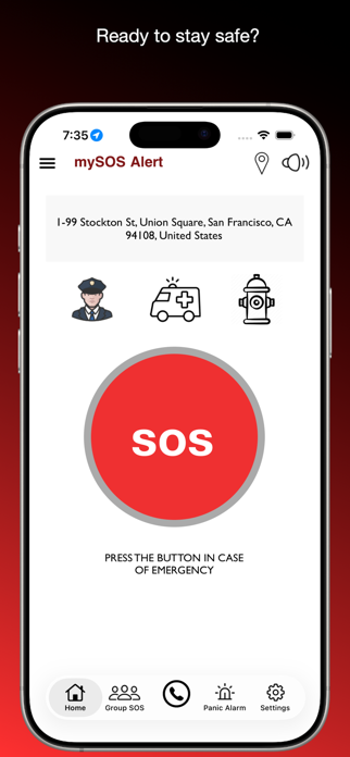 mySOS Alert : Emergency app Screenshot 2 of 10
