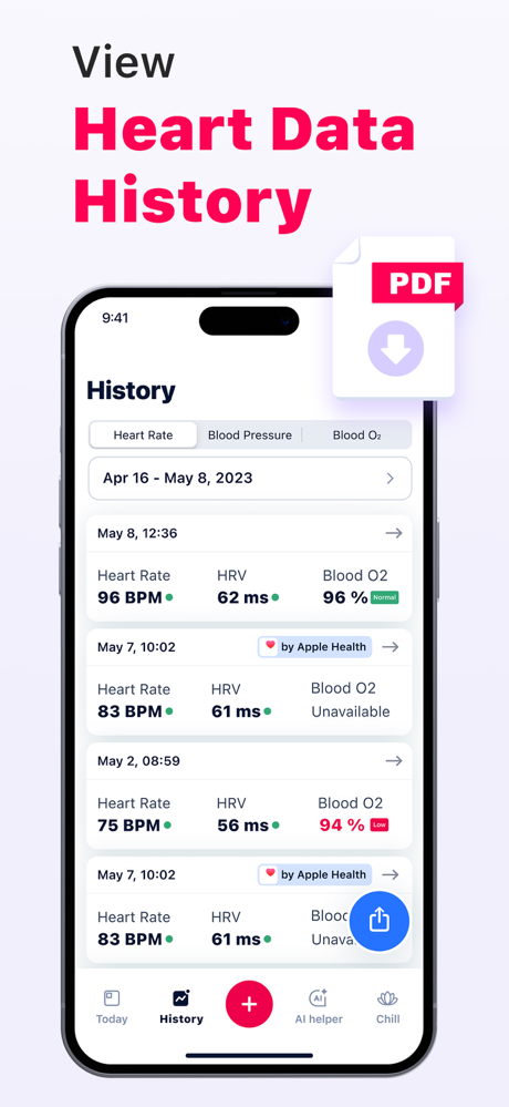 Cardi Mate: Heart Rate Monitor screenshot 5