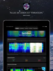 earthbeat - schumann resonanz ipad bildschirmfoto 1
