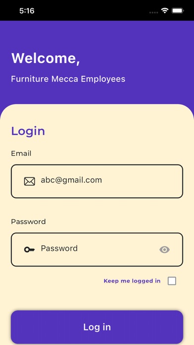 App screenshot