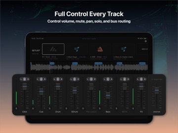 MUSE – Backing Track Player iPad screenshot