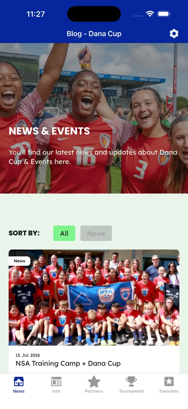 Screenshot #1 pour Dana Cup Hjørring.