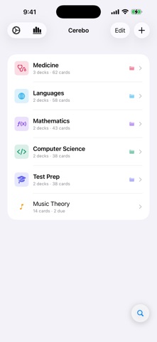 Cerebo: Flashcards & Study Screenshot 1 of 6