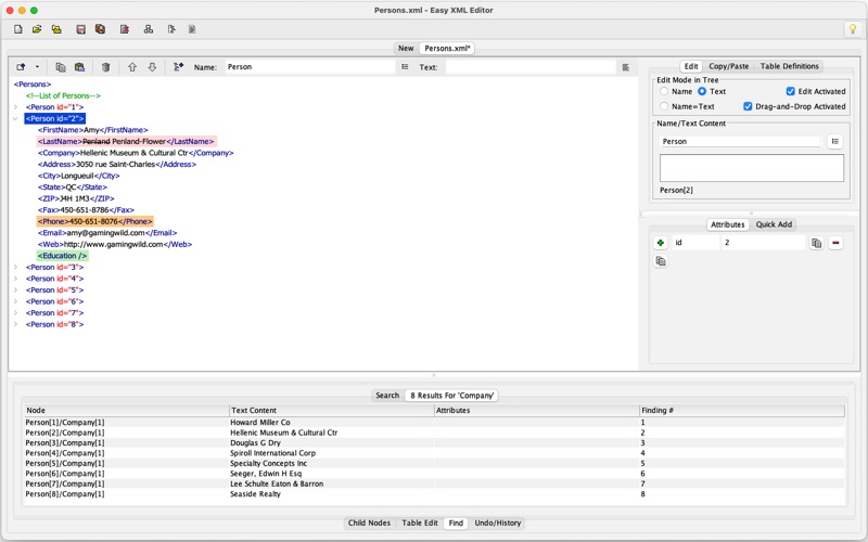 Screenshot #1 pour Easy XML Editor