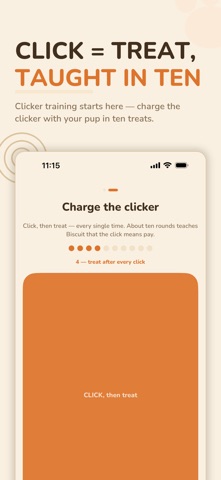 ClickPup: Dog Training Clicker iPhone screenshot