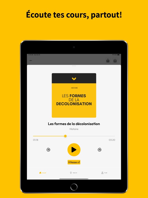 Yello-app iPad screenshot 2 - Education app