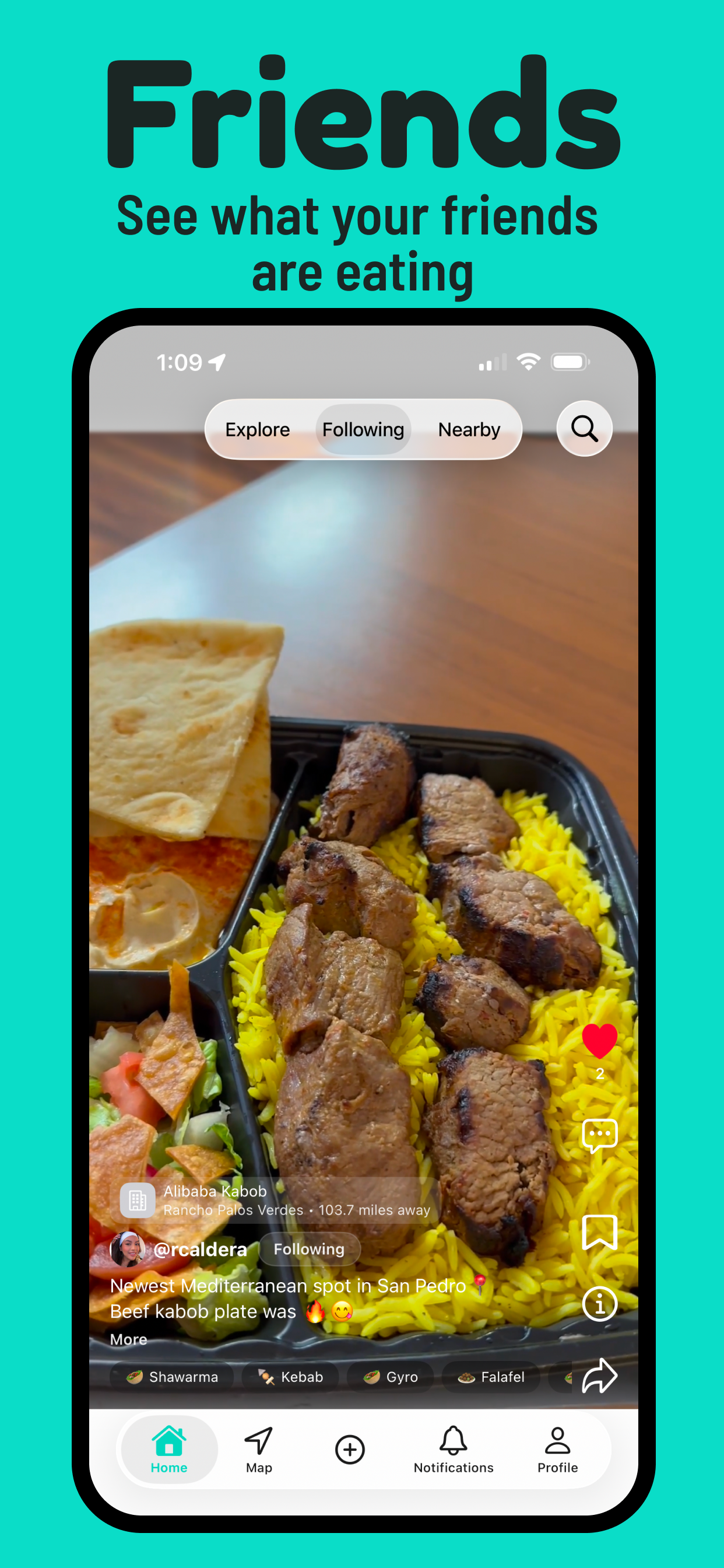 WhattaEat: Food Videos & Maps screenshot 5
