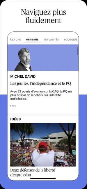 Le Devoir pour iPhone iPhone screenshot 3