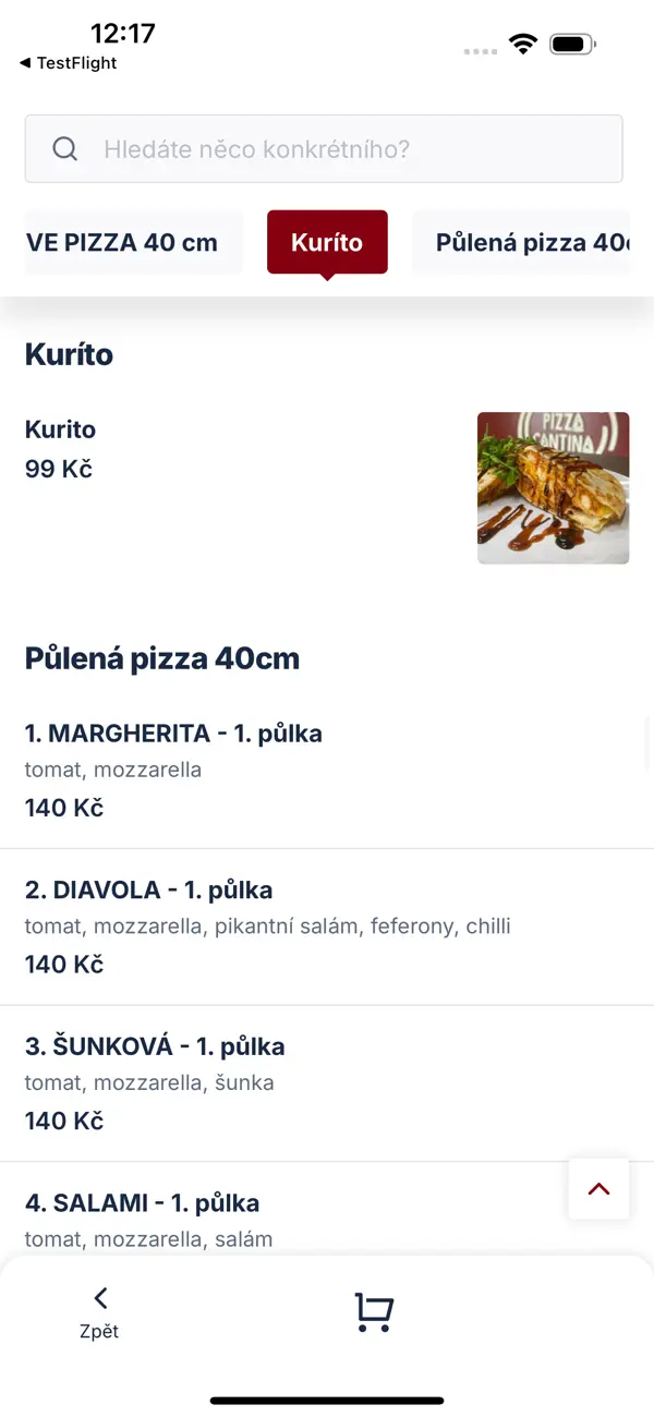 Screenshot #3 pour Pizza Cantina