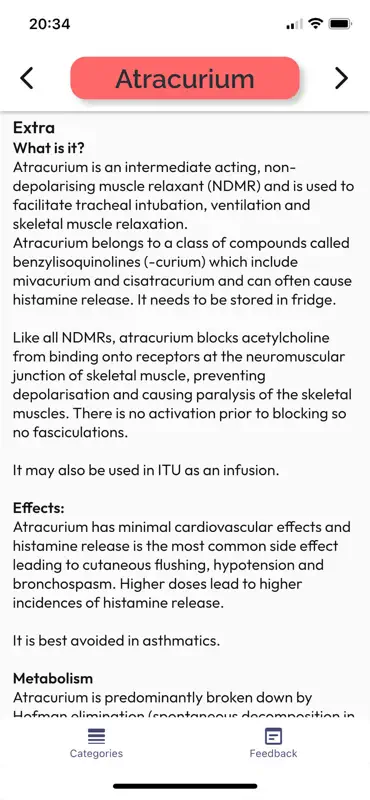 Common Anaesthetic Drugs screenshot 3 of 10