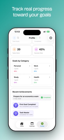 Planoa: AI Goal & Task Planner Screenshot 5 of 5