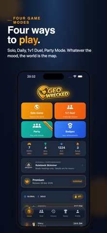 GeoWrecked: Geography Quiz iPhone screenshot